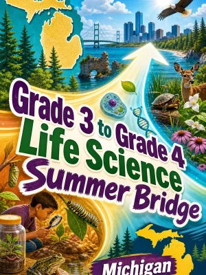 Michigan Grade 3 to Grade 4 Life Science Summer Bridge