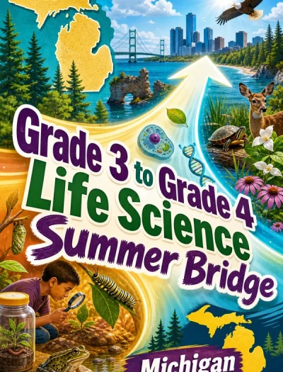 Michigan Grade 3 to Grade 4 Life Science Summer Bridge