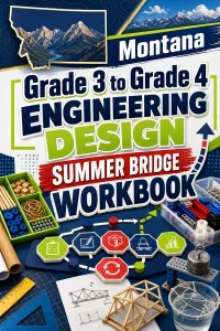 Montana Grade 3 to Grade 4 Engineering Design Summer Bridge Workbook