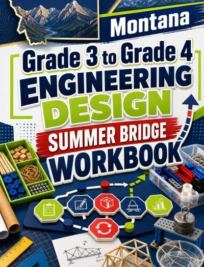 Montana Grade 3 to Grade 4 Engineering Design Summer Bridge Workbook