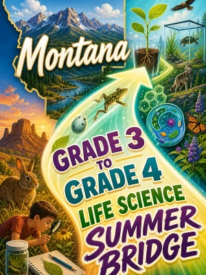 Montana Grade 3 to Grade 4 Life Science Summer Bridge