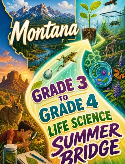 Montana Grade 3 to Grade 4 Life Science Summer Bridge