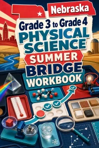 Nebraska Grade 3 to Grade 4 Physical Science Summer Bridge Workbook