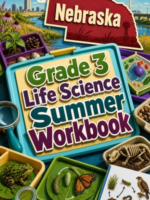 Nebraska Grade 3 Life Science Summer Workbook