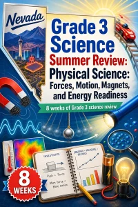 Nevada Grade 3 Physical Science Summer Review