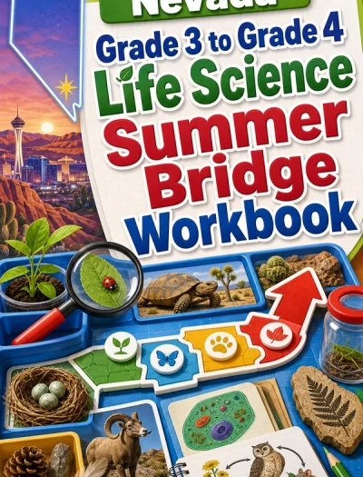 Nevada Grade 3 to Grade 4 Life Science Summer Bridge Workbook