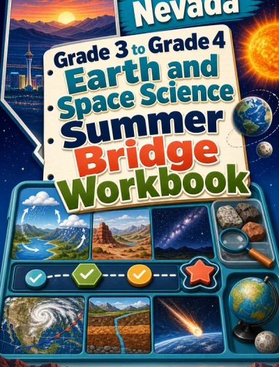 Nevada Grade 3 to Grade 4 Earth and Space Science Summer Bridge Workbook