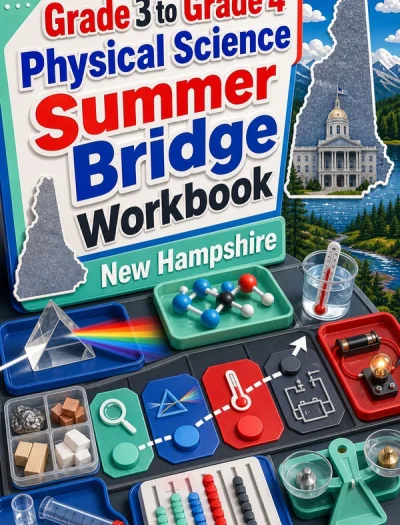 New Hampshire Grade 3 to Grade 4 Physical Science Summer Bridge Workbook