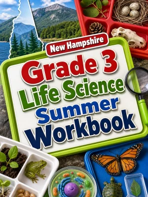 New Hampshire Grade 3 Life Science Summer Workbook