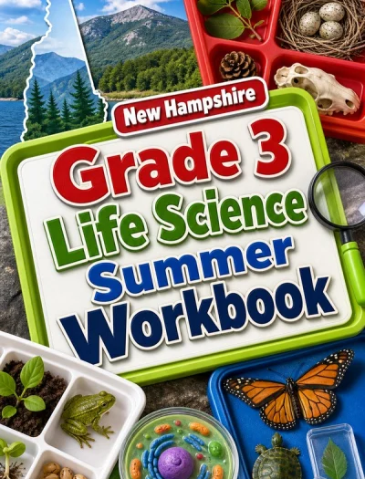 New Hampshire Grade 3 Life Science Summer Workbook