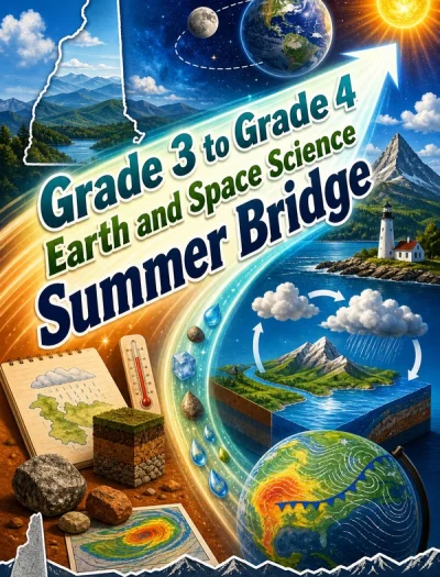 New Hampshire Grade 3 to Grade 4 Earth and Space Science Summer Bridge
