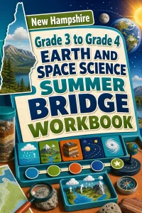 New Hampshire Grade 3 to Grade 4 Earth and Space Science Summer Bridge Workbook