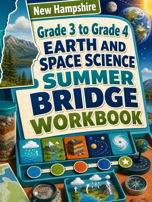New Hampshire Grade 3 to Grade 4 Earth and Space Science Summer Bridge Workbook