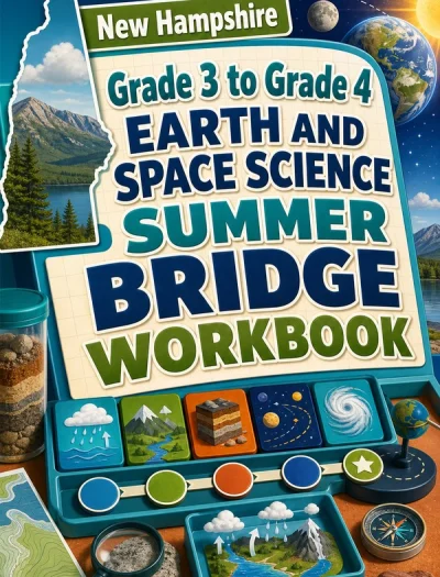 New Hampshire Grade 3 to Grade 4 Earth and Space Science Summer Bridge Workbook