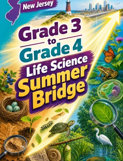 New Jersey Grade 3 to Grade 4 Life Science Summer Bridge