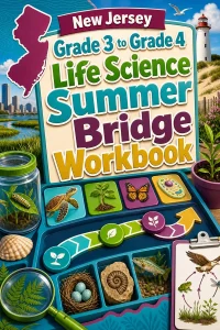 New Jersey Grade 3 to Grade 4 Life Science Summer Bridge Workbook