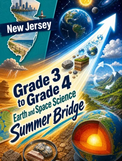 New Jersey Grade 3 to Grade 4 Earth and Space Science Summer Bridge