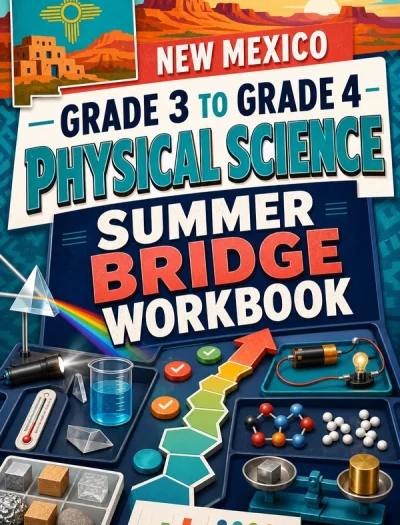 New Mexico Grade 3 to Grade 4 Physical Science Summer Bridge Workbook