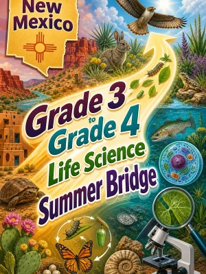 New Mexico Grade 3 to Grade 4 Life Science Summer Bridge