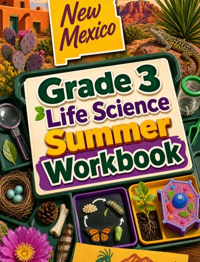 New Mexico Grade 3 Life Science Summer Workbook