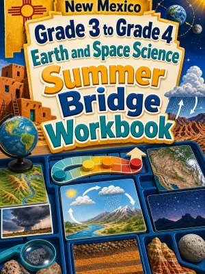 New Mexico Grade 3 to Grade 4 Earth and Space Science Summer Bridge Workbook