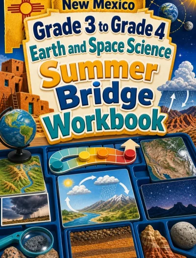 New Mexico Grade 3 to Grade 4 Earth and Space Science Summer Bridge Workbook