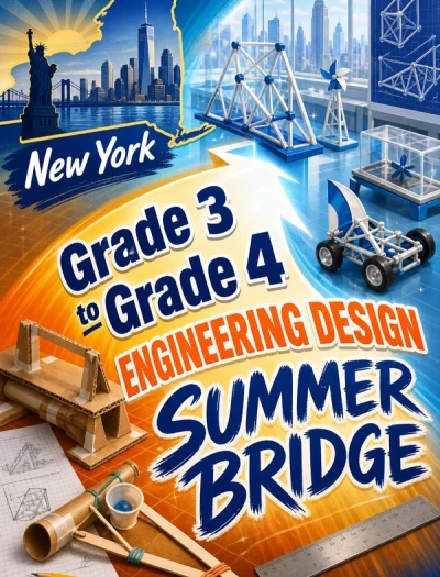 New York Grade 3 to Grade 4 Engineering Design Summer Bridge
