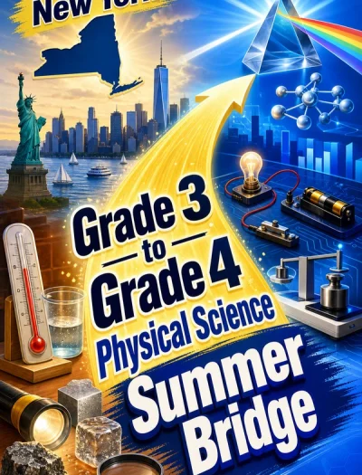 New York Grade 3 to Grade 4 Physical Science Summer Bridge