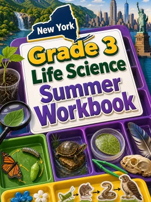 New York Grade 3 Life Science Summer Workbook