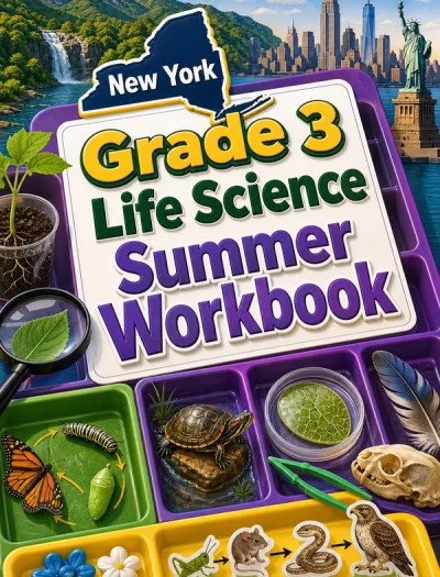 New York Grade 3 Life Science Summer Workbook