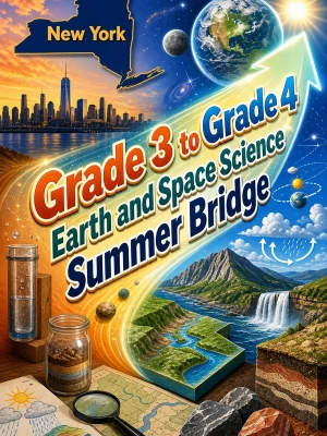 New York Grade 3 to Grade 4 Earth and Space Science Summer Bridge