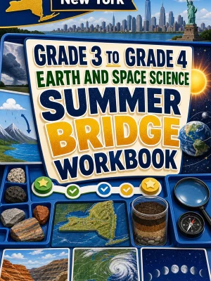 New York Grade 3 to Grade 4 Earth and Space Science Summer Bridge Workbook