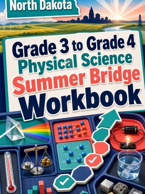 North Dakota Grade 3 to Grade 4 Physical Science Summer Bridge Workbook