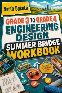 North Dakota Grade 3 to Grade 4 Engineering Design Summer Bridge Workbook