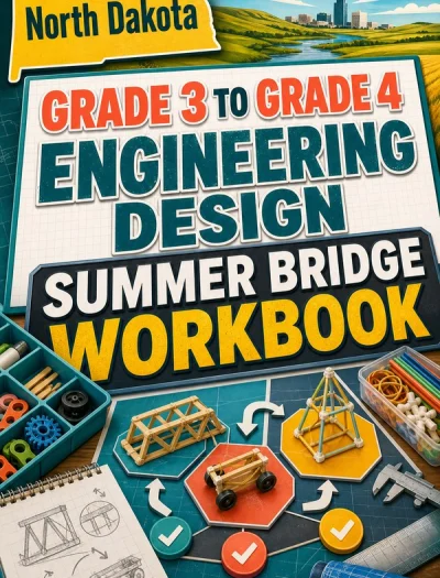 North Dakota Grade 3 to Grade 4 Engineering Design Summer Bridge Workbook