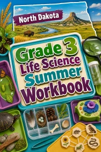 North Dakota Grade 3 Life Science Summer Workbook