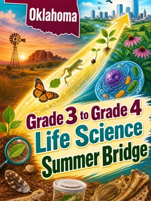 Oklahoma Grade 3 to Grade 4 Life Science Summer Bridge