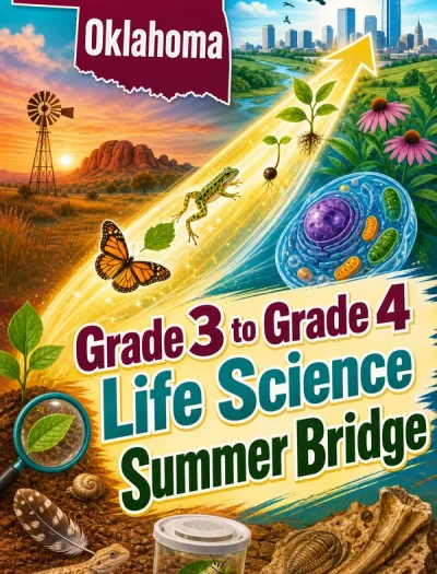 Oklahoma Grade 3 to Grade 4 Life Science Summer Bridge