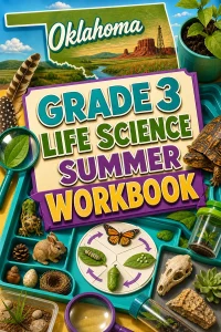 Oklahoma Grade 3 Life Science Summer Workbook