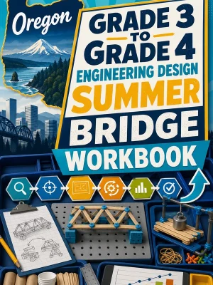 Oregon Grade 3 to Grade 4 Engineering Design Summer Bridge Workbook