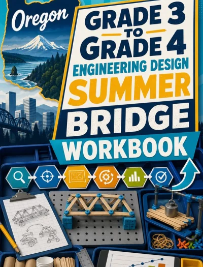 Oregon Grade 3 to Grade 4 Engineering Design Summer Bridge Workbook