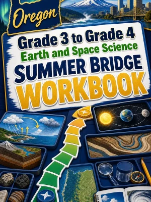 Oregon Grade 3 to Grade 4 Earth and Space Science Summer Bridge Workbook
