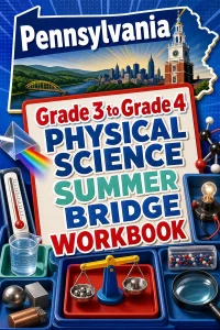 Pennsylvania Grade 3 to Grade 4 Physical Science Summer Bridge Workbook
