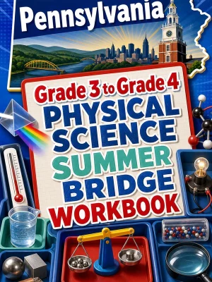 Pennsylvania Grade 3 to Grade 4 Physical Science Summer Bridge Workbook