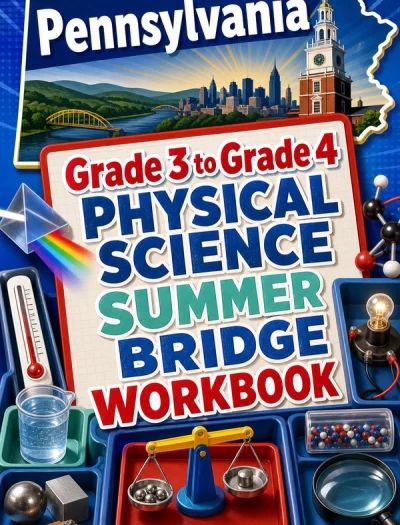 Pennsylvania Grade 3 to Grade 4 Physical Science Summer Bridge Workbook