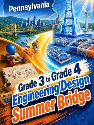 Pennsylvania Grade 3 to Grade 4 Engineering Design Summer Bridge