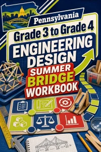 Pennsylvania Grade 3 to Grade 4 Engineering Design Summer Bridge Workbook