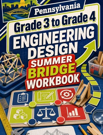 Pennsylvania Grade 3 to Grade 4 Engineering Design Summer Bridge Workbook