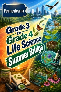 Pennsylvania Grade 3 to Grade 4 Life Science Summer Bridge