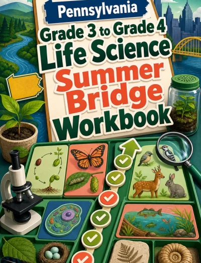 Pennsylvania Grade 3 to Grade 4 Life Science Summer Bridge Workbook